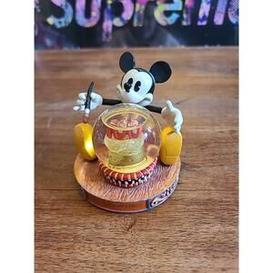 Disney Mickey Mouse 100 Years of Magic Birthday Celebration Snow Globe 3.5 Inch